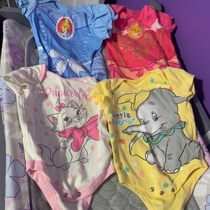 4 Disney onesies